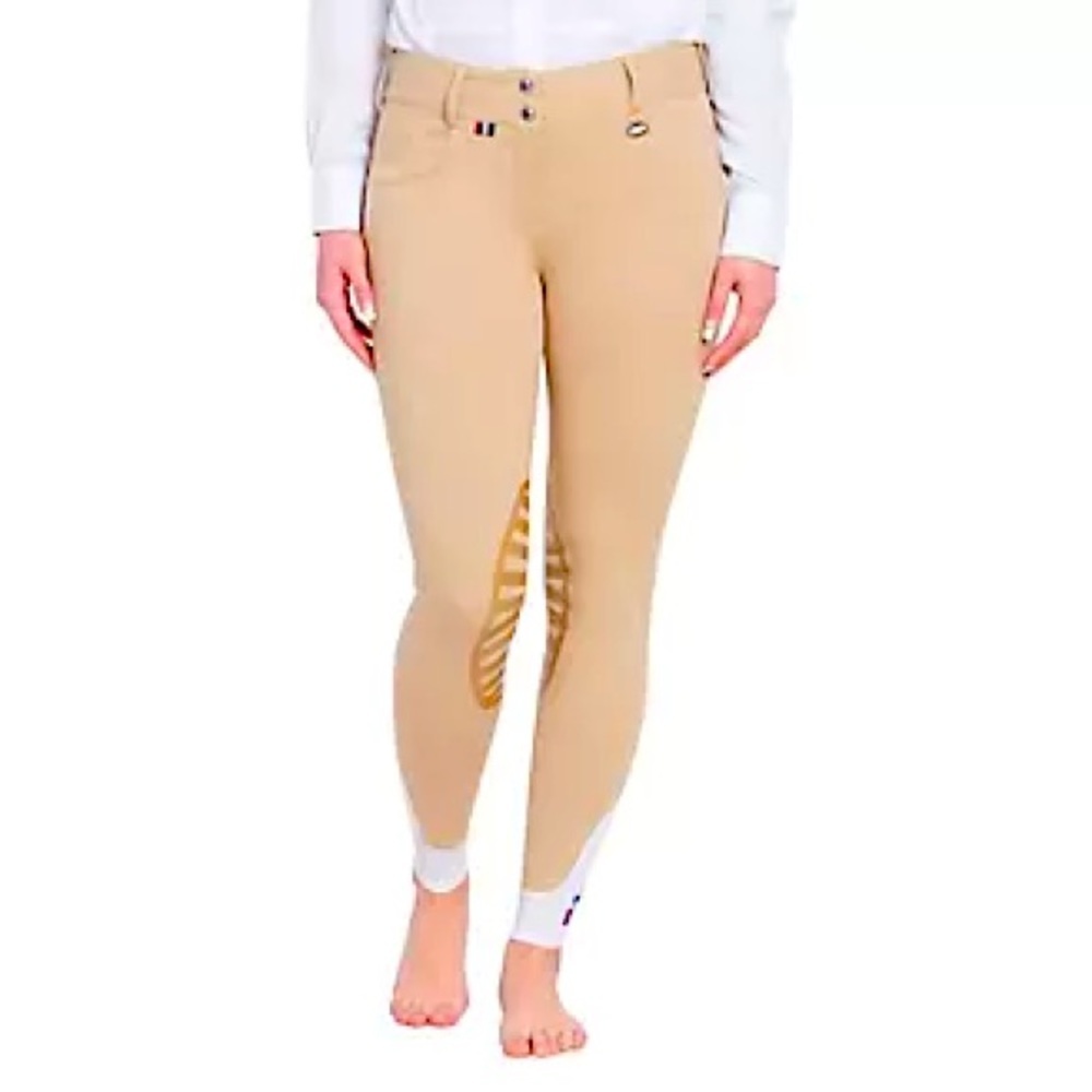 Equine Couture Ladies‎ Sophie Riding Breeches Tan size 32